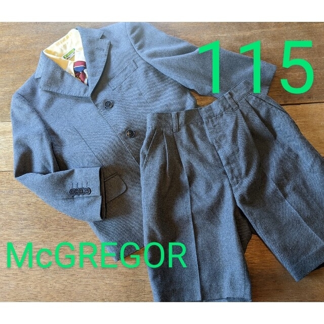 McGREGOR(マックレガー)のMcGREGOR マックレガー キッズスーツ  4点セット サイズ115 キッズ/ベビー/マタニティのキッズ服男の子用(90cm~)(ドレス/フォーマル)の商品写真