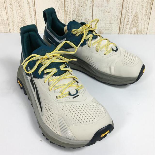 MENs 29.0cm  アルトラ オリンパス 5 M OLYMPUS 5 M トレイルランニングシューズ ALTRA AL0A7R6P GRAY/TEAL グレー系