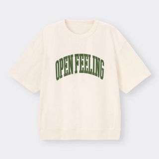 ジーユー(GU)のgu カレッジロゴトップス(Tシャツ/カットソー(半袖/袖なし))