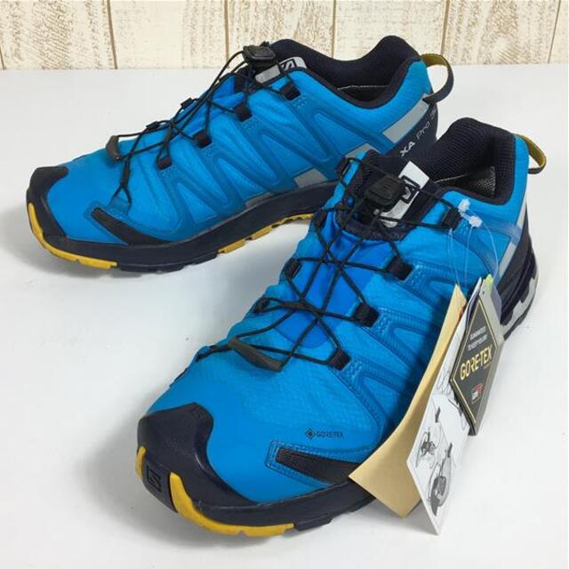 MENs 27.5cm  サロモン エックスエー プロ 3D V8 ゴアテックス XA PRO 3D V8 GORE-TEX トレッキングシューズ トレイルシューズ SALOMON L41386600 ブルー系