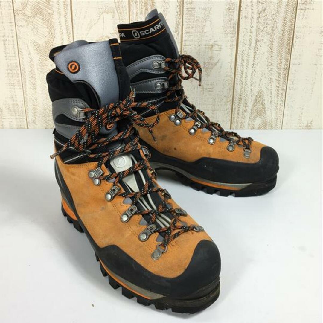 MENs 26.7cm  スカルパ モンブラン プロ ゴアテックス Mont Blanc Pro GTX 冬期向け マウンテニアリングブーツ SCARPA SC23180 オレンジ系95cm重量