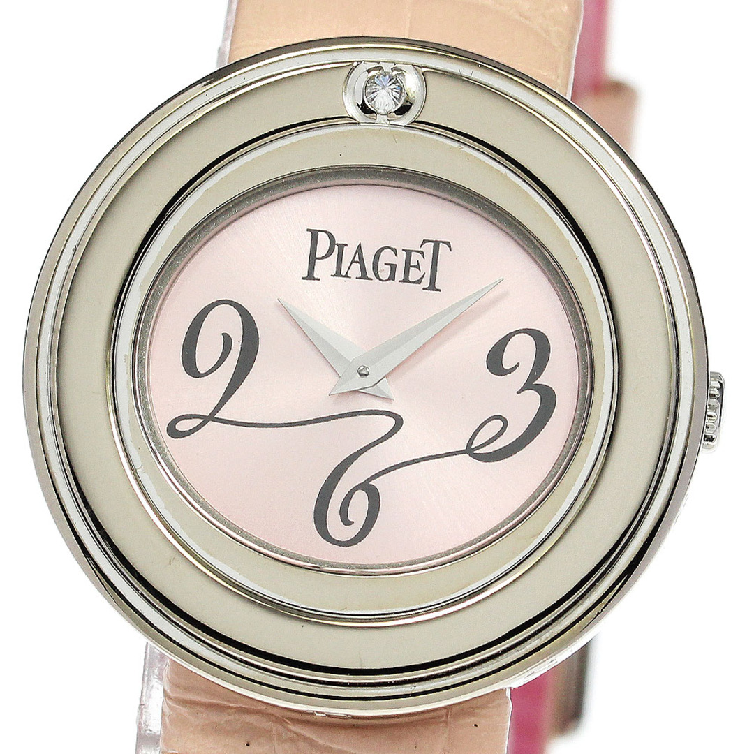 【PIAGET】ピアジェ ポセション 1Pダイヤ K18WG P10275 クォーツ レディース_740489【ev10】