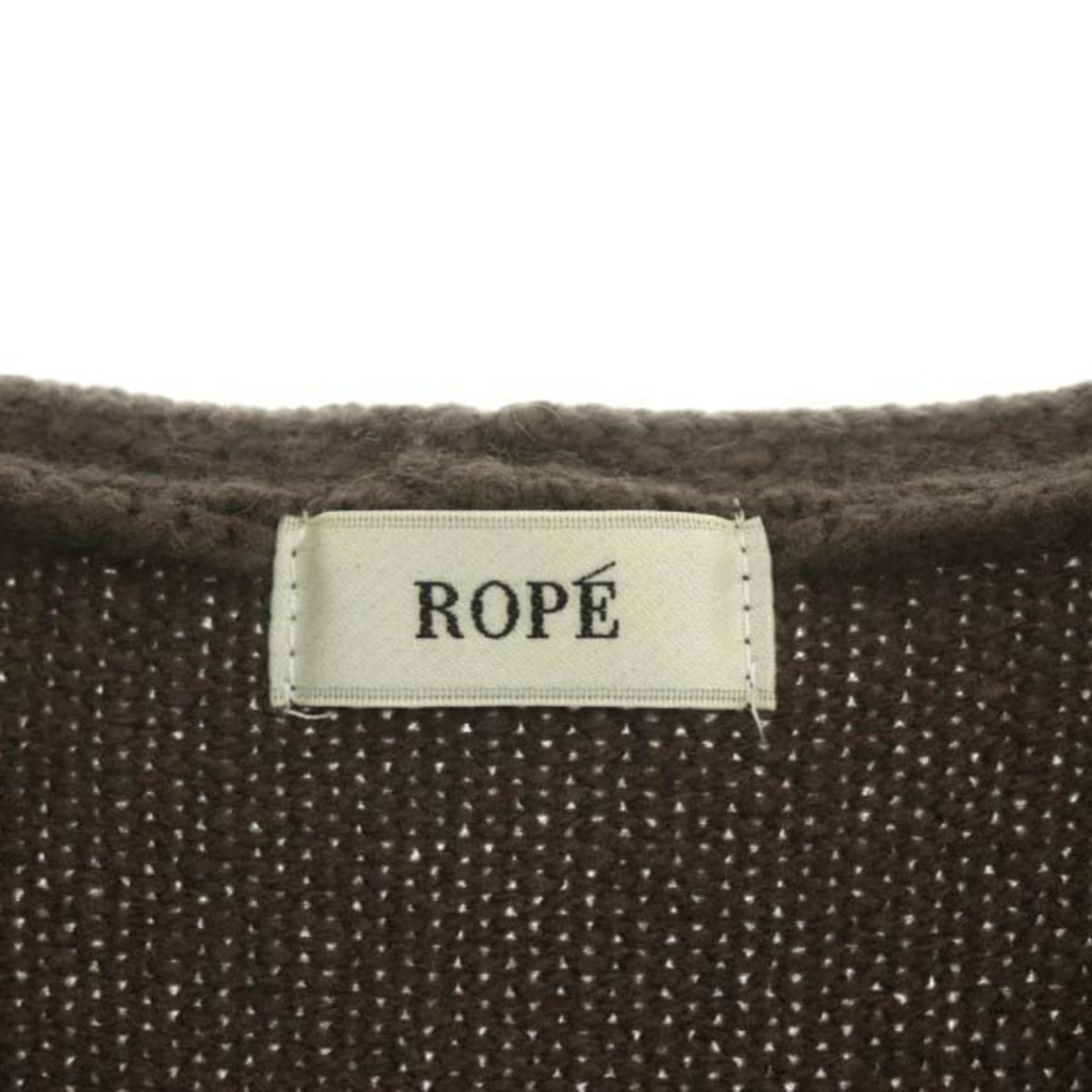 ROPE’(ロペ)のロペ 22AW タスマニアウールバルーンスリーブニット セーター 長袖 38 茶 レディースのトップス(ニット/セーター)の商品写真