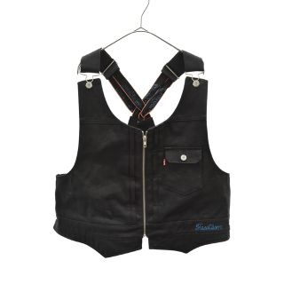 ファセッタズム(FACETASM)のFACETASM ファセッタズム 20SS×Levi's TYPE I VEST リーバイス デニム ベスト ブラック YA-VE-U01(ベスト)