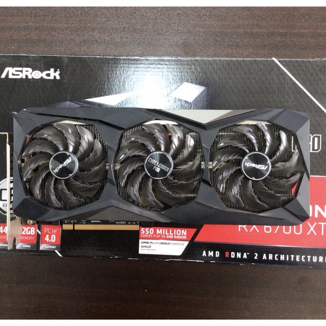 ASRock Radeon RX 6700 XT challenger proPCパーツ