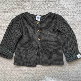 プチバトー(PETIT BATEAU)のPETIT BATEAU プチバトー　カーディガン　18M 81cm(カーディガン/ボレロ)