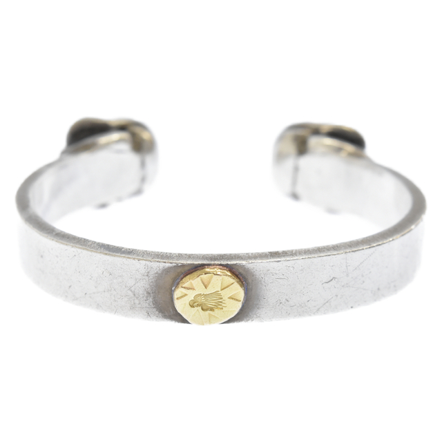 【返品不可】 K18メタル Bracelet Skull 2 ストップライト LIGHT STOP 金目 シルバー/ゴールド バングル ブレスレット バングル+リストバンド 【返品不可】 K18メタル Bracelet Skull 2 ストップライト LIGHT STOP 金目 シルバー/ゴールド バングル ブレスレット バングル+リストバンド