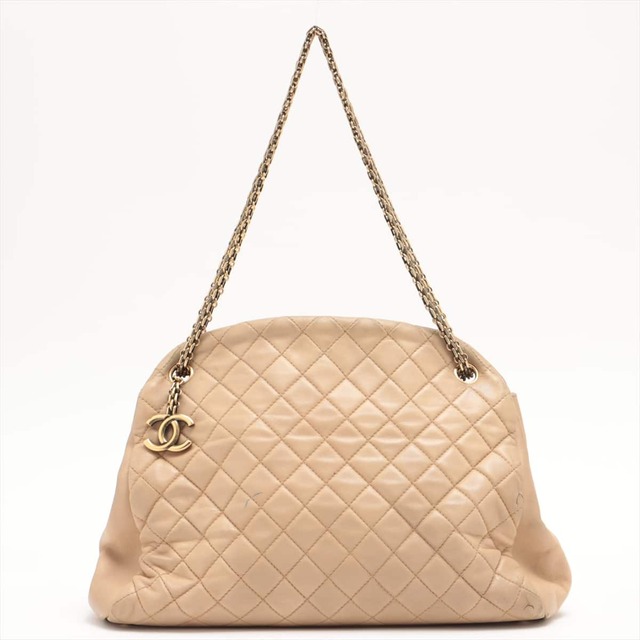 CHANEL - シャネル  ラムスキン  ベージュ レディース ショルダーバッグ