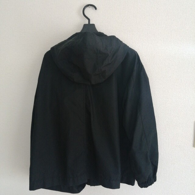 MUJI (無印良品)(ムジルシリョウヒン)の無印　フードジャケット黒S レディースのジャケット/アウター(その他)の商品写真