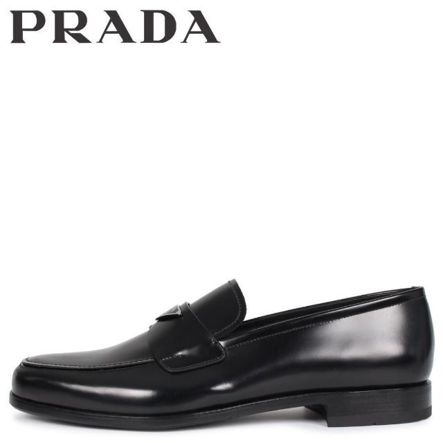 新品格安 PRADA ローファー SPAZZOLATO LOGO 29.5cm 激安本物 vivacf.net