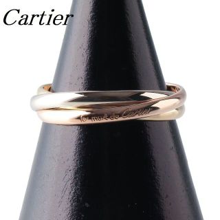 カルティエ(Cartier)のカルティエ トリニティ リング #53 750 スリーカラー 【10767】(リング(指輪))