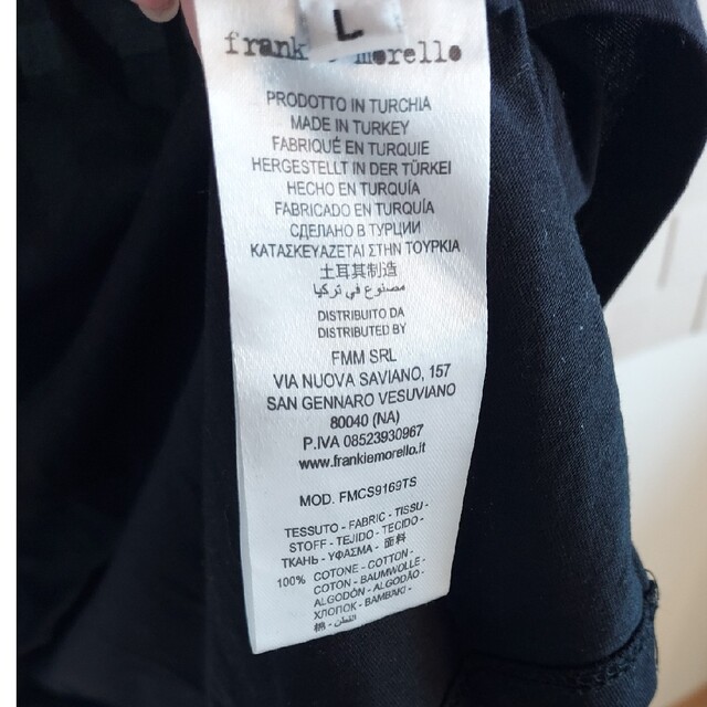 Frankie Morello(フランキーモレロ)のfrankie morello  Tシャツ　メンズLサイズ メンズのトップス(Tシャツ/カットソー(七分/長袖))の商品写真