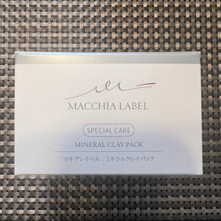 マキアレイベル(Macchia Label)の【新品未開封】マキアレイベル　ミネラルクレイパック(パック/フェイスマスク)