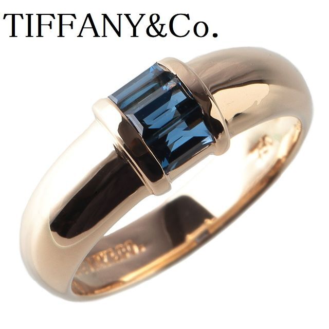 Tiffany & Co. - ティファニー サファイアリング スタッキング バンド 8号強 【10864】