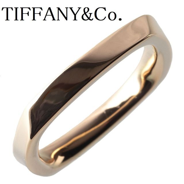 Tiffany & Co. - ティファニー トルク リング 約14号 幅3.0mm 750YG【10895】