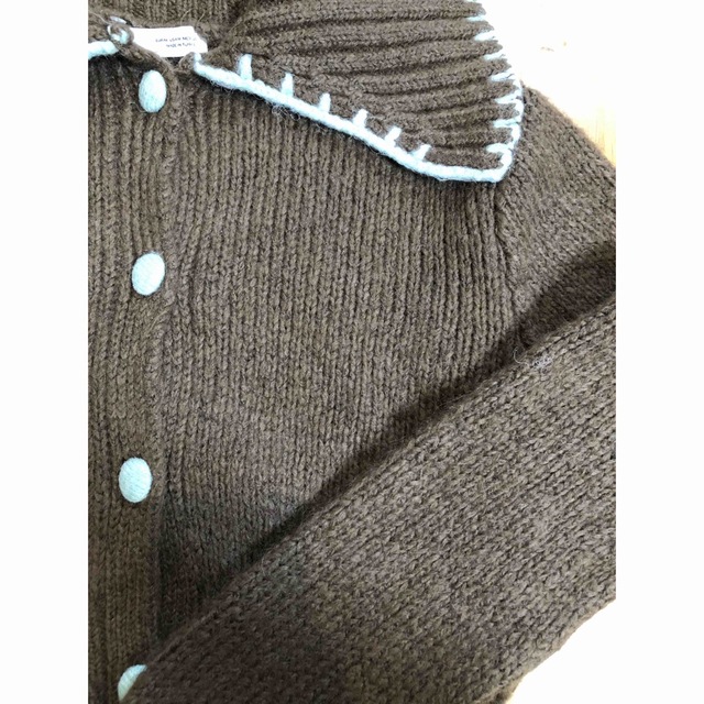 ZARA - zara ステッチカーディガンの通販 by ちい's shop|ザラ ZARA - zara ステッチカーディガンの通販 by ちい's shop|ザラ