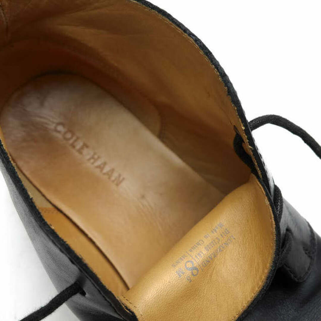 Cole Haan(コールハーン)のコールハーン／COLE HAAN チャッカブーツ シューズ 靴 メンズ 男性 男性用レザー 革 本革 ブラック 黒  C12520 LUNARGRAND CHUKKA ルナグランド チャッカ プレーントゥ メンズの靴/シューズ(ブーツ)の商品写真