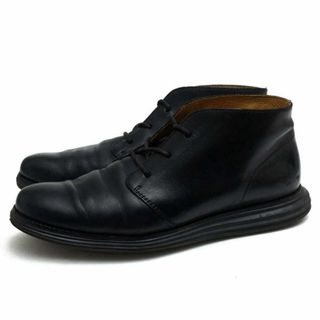 コールハーン(Cole Haan)のコールハーン／COLE HAAN チャッカブーツ シューズ 靴 メンズ 男性 男性用レザー 革 本革 ブラック 黒  C12520 LUNARGRAND CHUKKA ルナグランド チャッカ プレーントゥ(ブーツ)