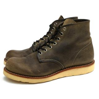 レッドウィング(REDWING)のレッドウィング／RED WING ワークブーツ シューズ 靴 メンズ 男性 男性用レザー 革 本革 グレー 灰色  8152 6inch PLAIN TOE アイリッシュセッター プレーントゥ グッドイヤーウェルト製法(ブーツ)