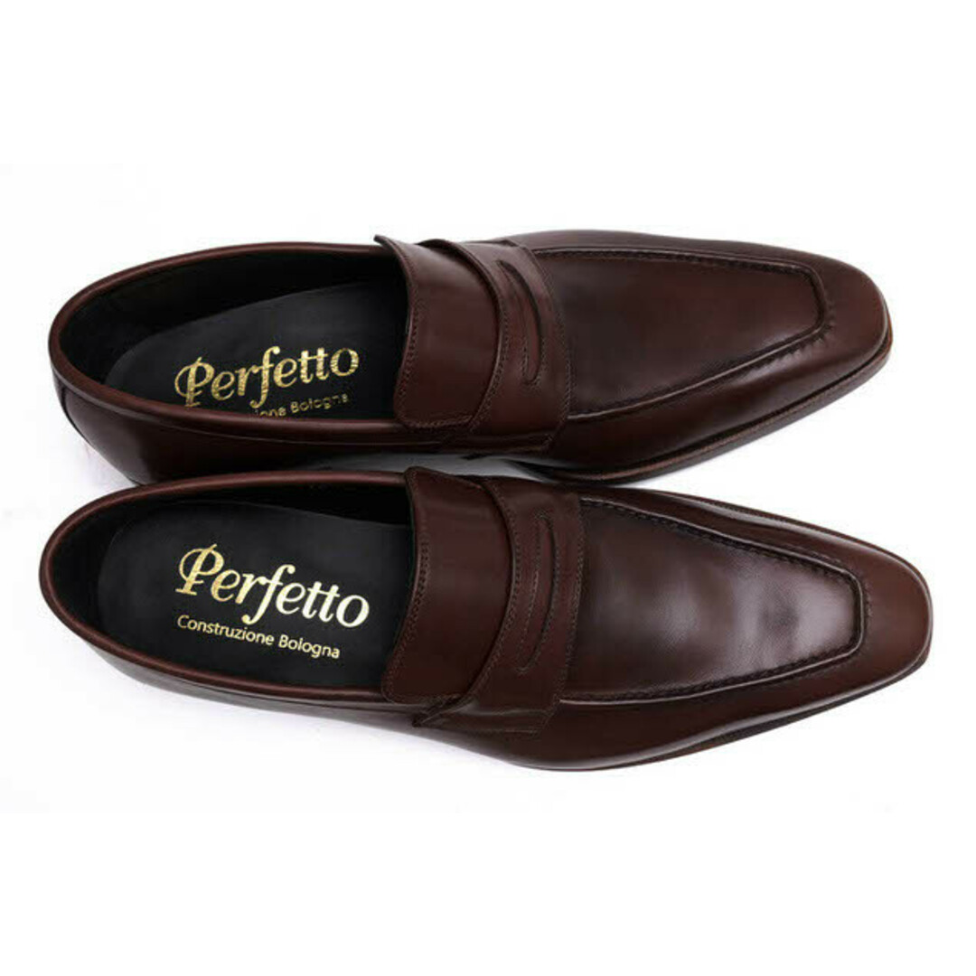 Perfetto ペルフェット コインローファー 6 1/2 革靴 ネイビー - 靴 Perfetto ペルフェット コインローファー 6 1/2 革靴 ネイビー - 靴