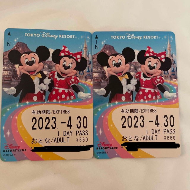 Disney(ディズニー)のディズニーリゾートライナー　1day チケットの施設利用券(遊園地/テーマパーク)の商品写真