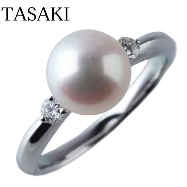 TASAKI - タサキ パール ダイヤ リング アコヤパール8.1mm 【10655】