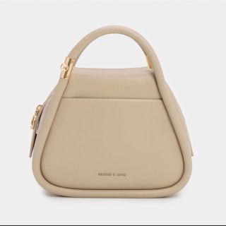 チャールズアンドキース(Charles and Keith)のCHARLES&KEITH Lara ラーラ ジオメトリックトートバッグ(ハンドバッグ)