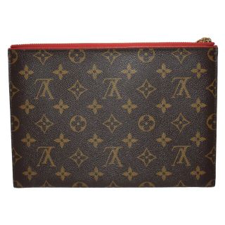 LOUIS VUITTON
ポシェット・パラス M60729 モノグラム　レッド コーティングキャンバス　レザークラッチバッグ　ポーチ　タブレットケース　シンプル　レディース松山久万ノ台店