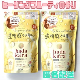 ハダカラ(hadakara（LION）)の【数量限定】ハダカラ 泡 ボディーソープ  ヒーリングフルーティの香り 詰め替え(ボディソープ/石鹸)