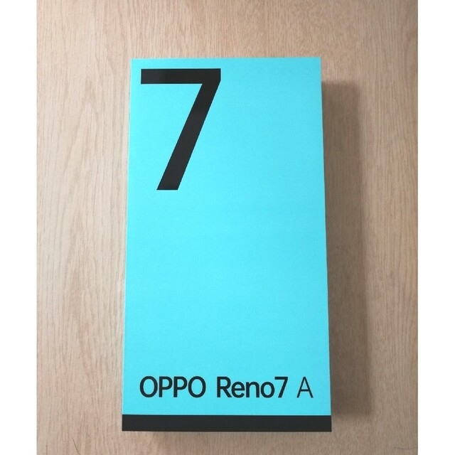 未使用 OPPO Reno7A スターリーブラック SIMフリー