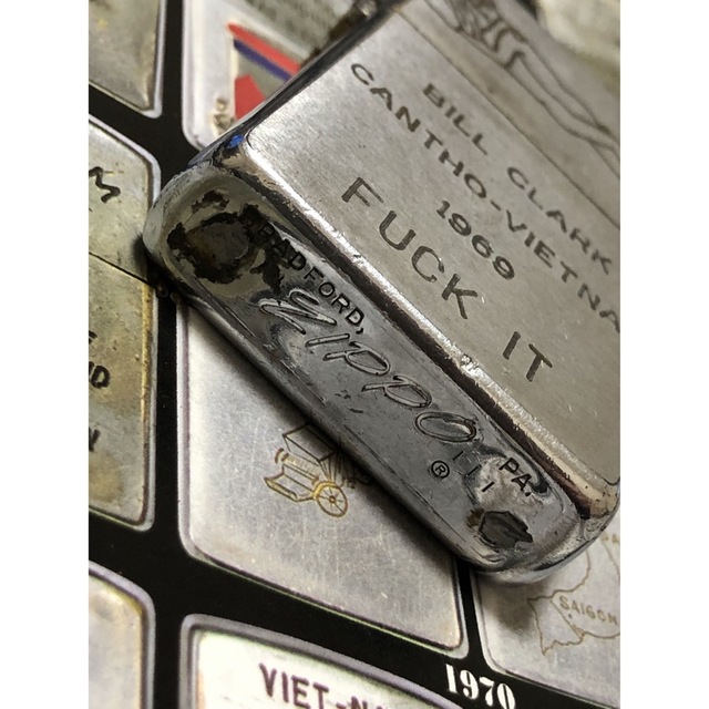 ベトナムZIPPO】本物 1967-68年製ベトナムジッポー「だまし絵