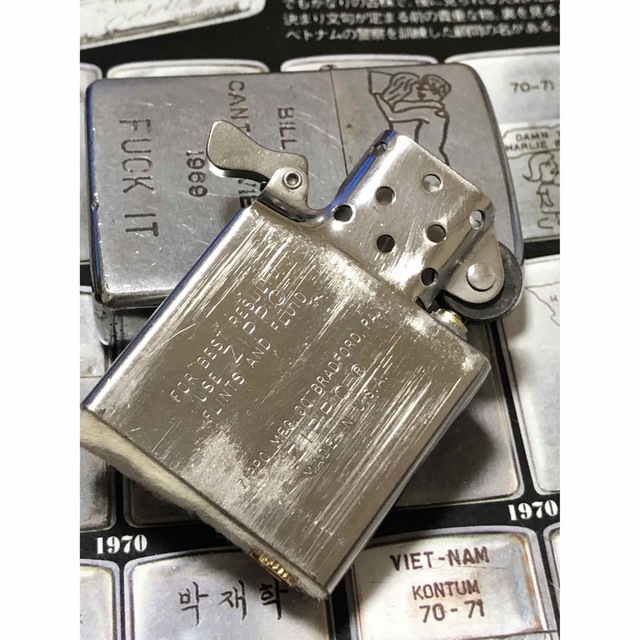 ベトナムZIPPO】本物 1967-68年製ベトナムジッポー「だまし絵