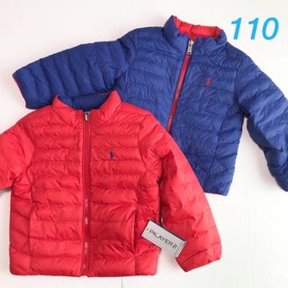 ポロラルフローレン(POLO RALPH LAUREN)の新作◇ラルフローレン リバーシブルジャケット ブルー×レッド 4T/110(ジャケット/上着)