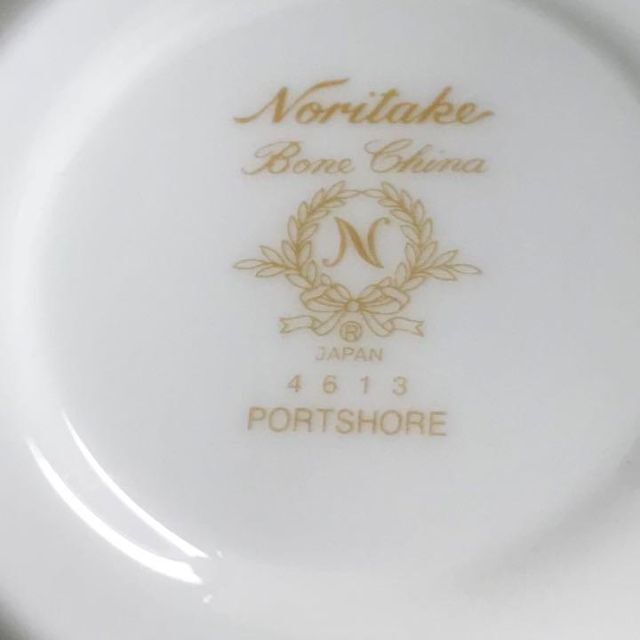 Noritake(ノリタケ)のノリタケ　ポートショア　ペア　カップ　ソーサー　2客　セット　未使用　4613 インテリア/住まい/日用品のキッチン/食器(グラス/カップ)の商品写真