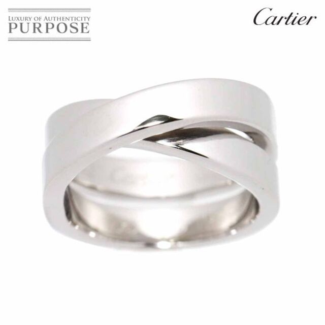 Cartier - カルティエ Cartier パリ #52 リング K18 WG ホワイトゴールド 750 指輪 VLP 90159536