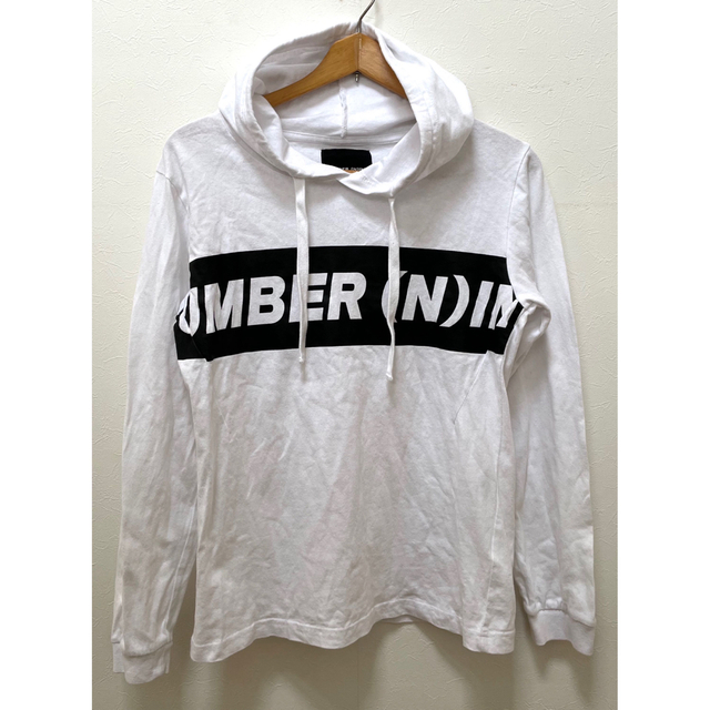 NUMBER (N)INE DENIMプルオーバーパーカー　ホワイト　SNUMBERNINEDENIM