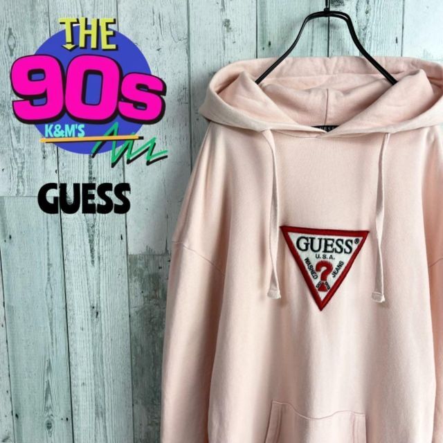 GUESS ゲス ビッグロゴ フーディパーカー
