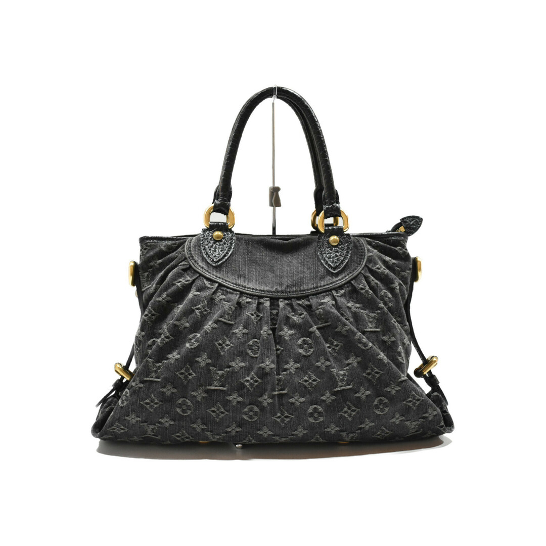 【ショルダー付き★】 LOUISVUITTON
ネオ・カビィMM M95351 モノグラム/ダークグレー系 デニム×レザー ハンドバッグ　ショルダーバッグ　シンプル　おしゃれ　　レディース