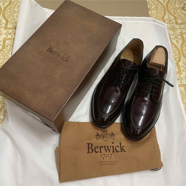 Berwick(バーウィック)のBerwick バーウィック Uチップ 4466 バーガンデイ 7.5 26cm メンズの靴/シューズ(ドレス/ビジネス)の商品写真