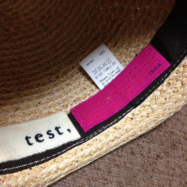 CA4LA(カシラ)のtest, CA4LAストローハット レディースの帽子(ハット)の商品写真