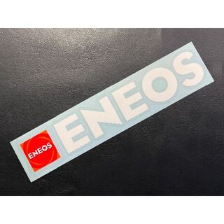 エネオス　ENEOSステッカー中サイズ【白】1枚(ステッカー)