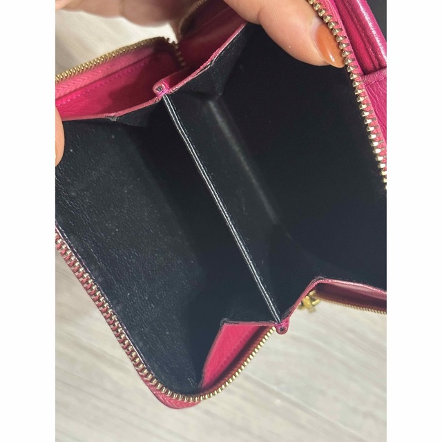 Yves Saint Laurent(イヴサンローラン)の【4/2迄値下】yves saint laurent  YSL財布　ピンク　箱有 レディースのファッション小物(財布)の商品写真