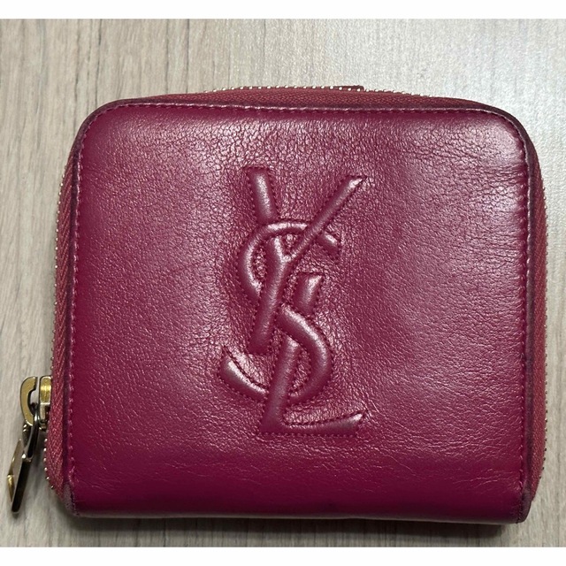 Yves Saint Laurent(イヴサンローラン)の【4/2迄値下】yves saint laurent  YSL財布　ピンク　箱有 レディースのファッション小物(財布)の商品写真