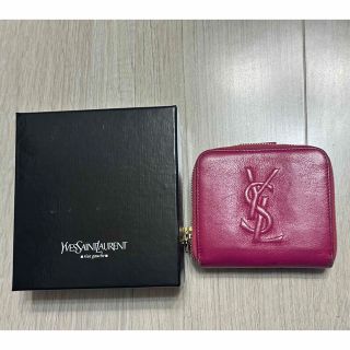 イヴサンローラン(Yves Saint Laurent)の【4/2迄値下】yves saint laurent  YSL財布　ピンク　箱有(財布)