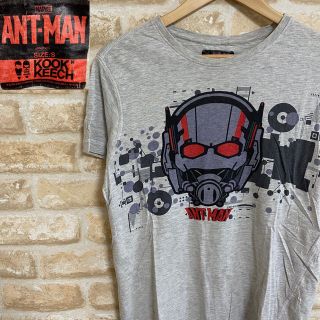 マーベル(MARVEL)のK6 MARVEL ANTMAN 古着 Tシャツ キャラクターTシャツ グレー(Tシャツ/カットソー(半袖/袖なし))