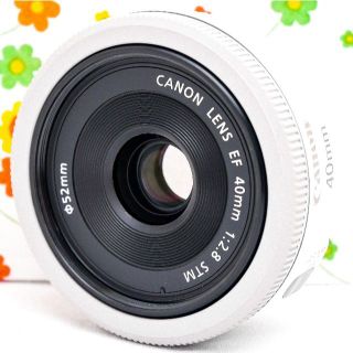 キヤノン(Canon)の超美品 キャノン Canon EF 40mm F2.8 STM☆希少(レンズ(単焦点))