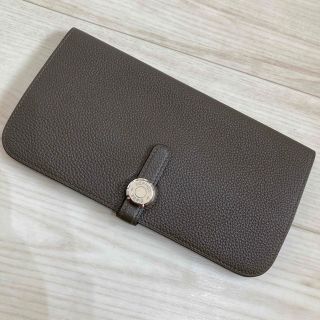 エルメス(Hermes)の最終値下げ　エルメス　ドゴンロング　エトゥープ　美品(財布)