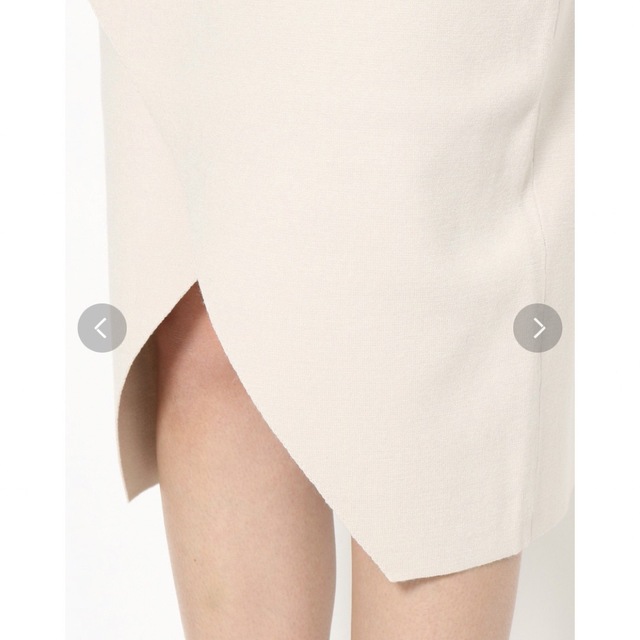 LagunaMoon(ラグナムーン)の新品 未使用 LAGUNAMOON，ラグナムーン スクエアラップニットスカート レディースのスカート(ひざ丈スカート)の商品写真