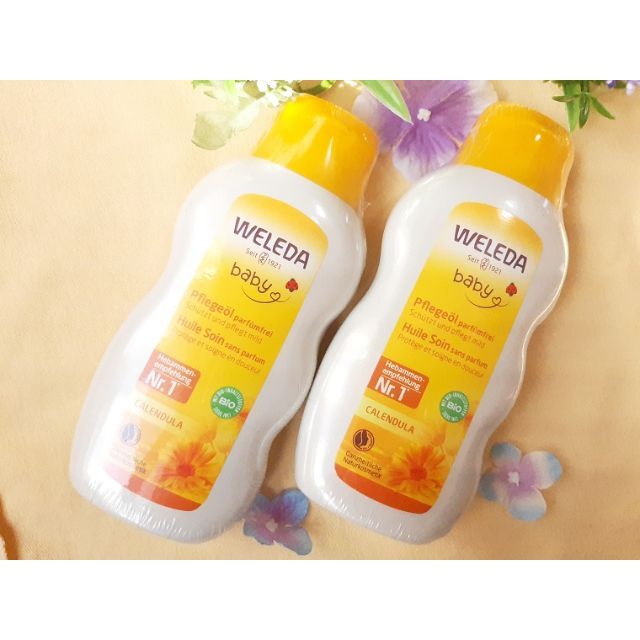 WELEDA(ヴェレダ)の【新品２個セット】ヴェレダ カレンドラ ベビーオイル　200ml コスメ/美容のボディケア(ボディオイル)の商品写真