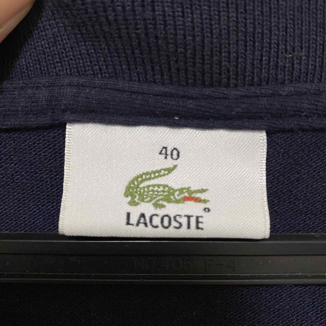 LACOSTE(ラコステ)のLACOSTE ラコステ   ポロシャツ  長袖ポロシャツ　ネイビー メンズのトップス(ポロシャツ)の商品写真